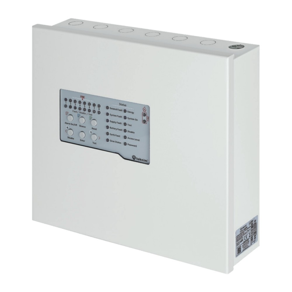 TEKNİM TFP-4408 8 BÖLGELİ KONVANSİYONEL YANGIN ALARM PANELİ